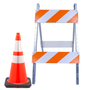 traffic-cone-and-barricade